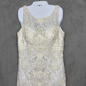 Sue Wong Nocturne Women 12 Beaded Sequin Embellished Event Cocktail Dress